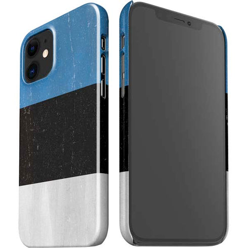 Estonia Flag Distressed iPhone 12 Mini Lite Case